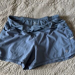 Athleta Blue Athletic Shorts Lightweight Performance